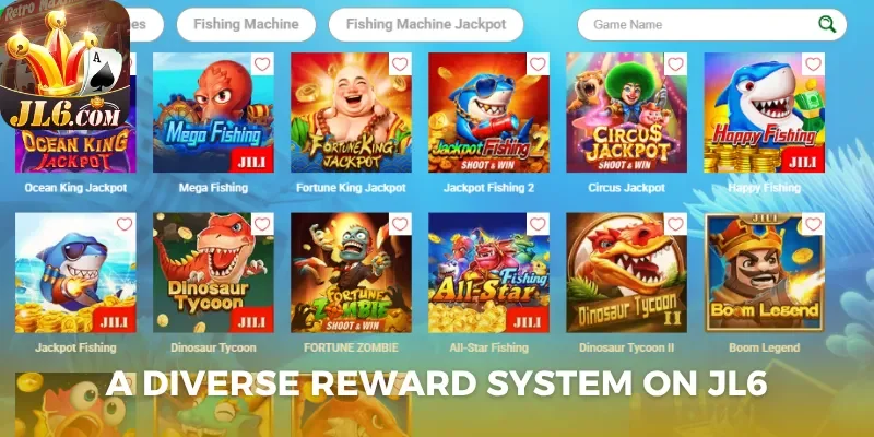 A diverse reward system on JL6