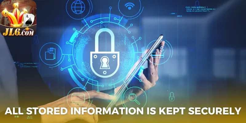 All stored information is kept securely