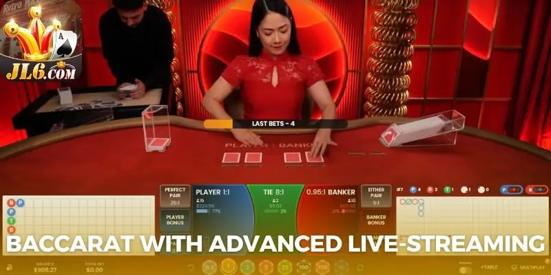 Baccarat - The Ultimate Online Casino Experience at JL6 1 Baccarat live with advanced live-streaming technology
