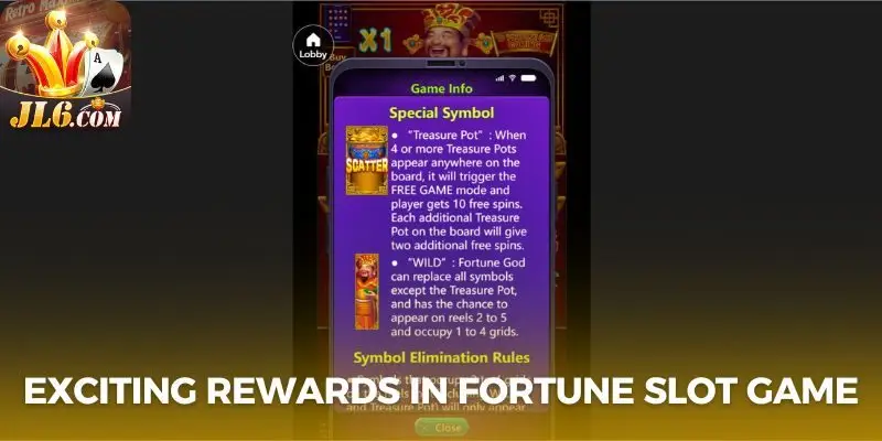 Exciting rewards in Fortune slot game