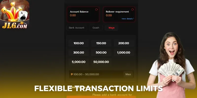 Flexible transaction limits