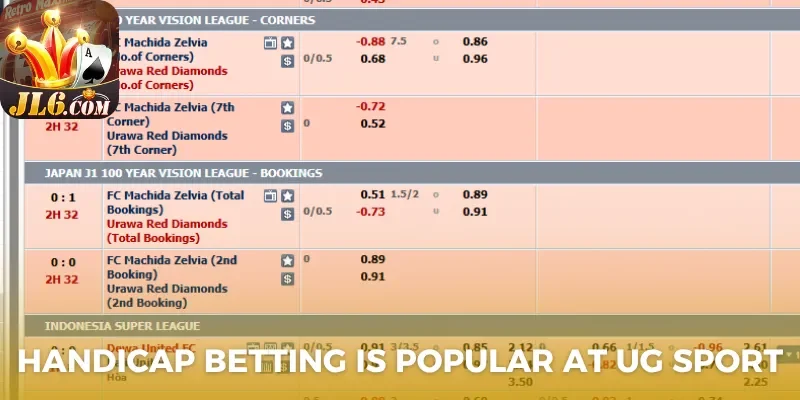 Ug Sport - Leading The Trend In Online Sports Betting 3 Handicap betting is popular at UG Sport