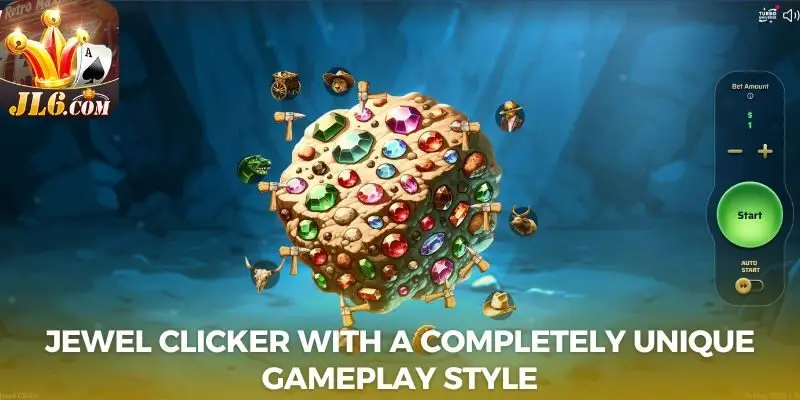 Jewel Clicker - Mine Precious Gems For Rewards At JL6 1 Jewel Clicker with a completely unique gameplay style