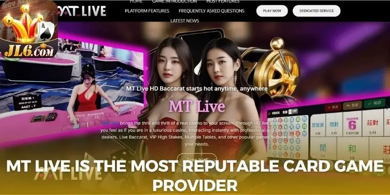 MT Live is the most reputable card game provider
