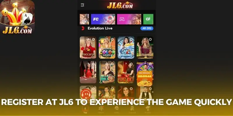 Baccarat - The Ultimate Online Casino Experience at JL6 3 Register at JL6 to experience the game quickly