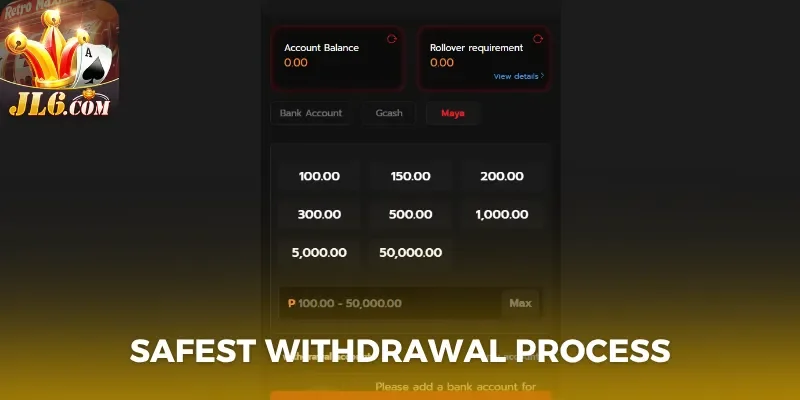 Safest withdrawal process