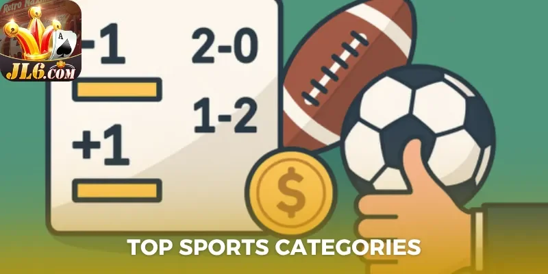 Top sports categories